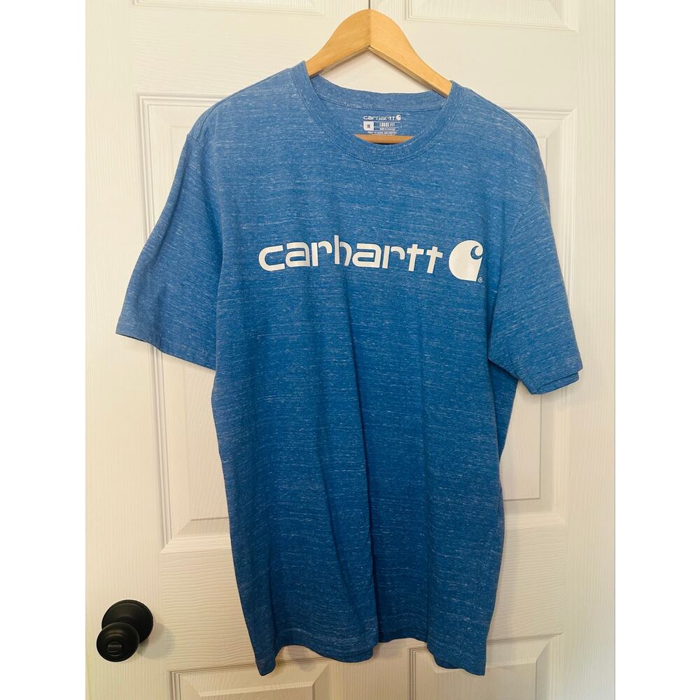 Carhartt Men's Loose Fit Logo Graphic Short Sleeve T-Shirt Tee Size Medium - Picture 5 of 5
